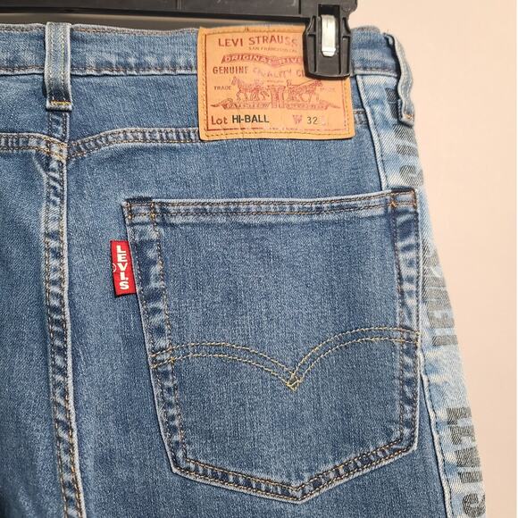 Levi's Premium HI-BALL ROLL LOGO STRIPE MEN'S JEANS - Picture 4 of 7